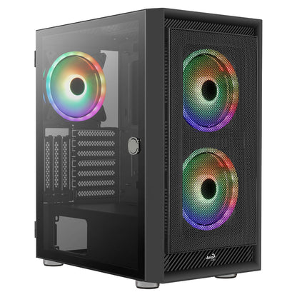 AeroCool Geh Midi Graphite black v3 MicroATX/ATX/MiniITX o.N