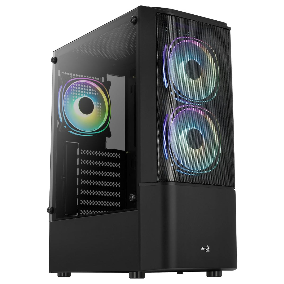 AeroCool Geh Midi Quantum Mesh v3 Black MicroATX/ATX/MiniITX