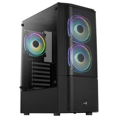 AeroCool Geh Midi Quantum Mesh v3 Black MicroATX/ATX/MiniITX