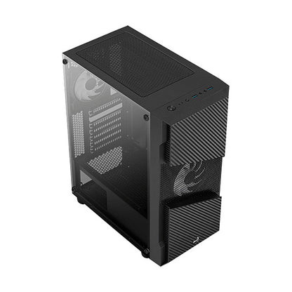AeroCool Geh Midi Menace RGB/TG Black MicroATX/ATX/MiniITX