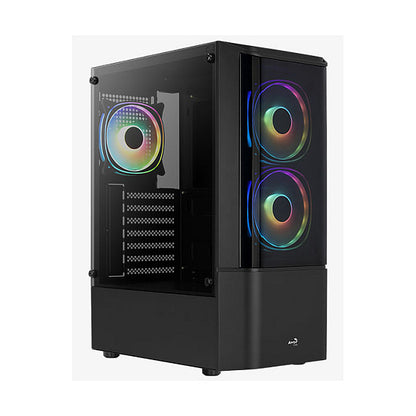 AeroCool Geh Midi Quantum v3 Black MicroATX/ATX/MiniITX