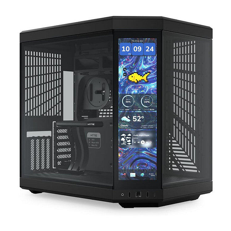 HYTE Y70 Midi Tower Touch Infinite Pitch Black