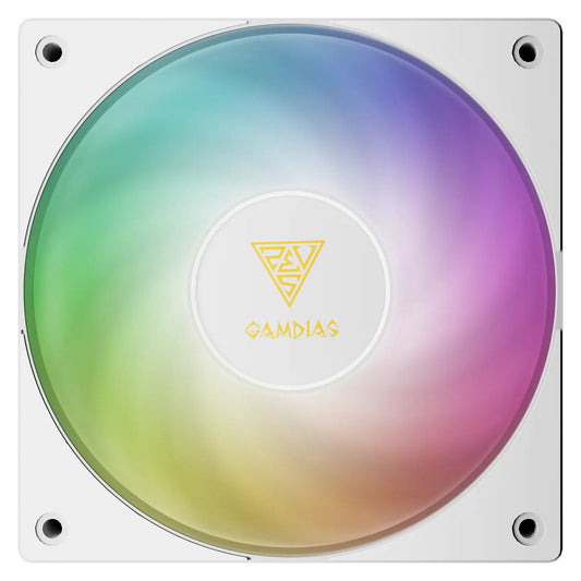 Gamdias Kühler NOTUS M1-1201 WH ARGB PWM1600 Gehäuse fan retail