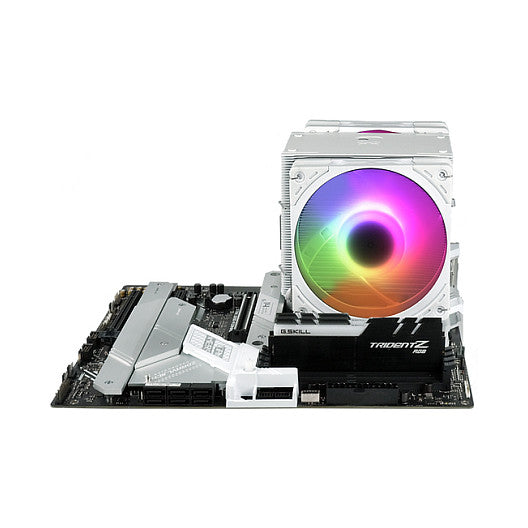 K Scythe Mugen 6 Dual Fan White ARGB Edition (wei, 120 mm)