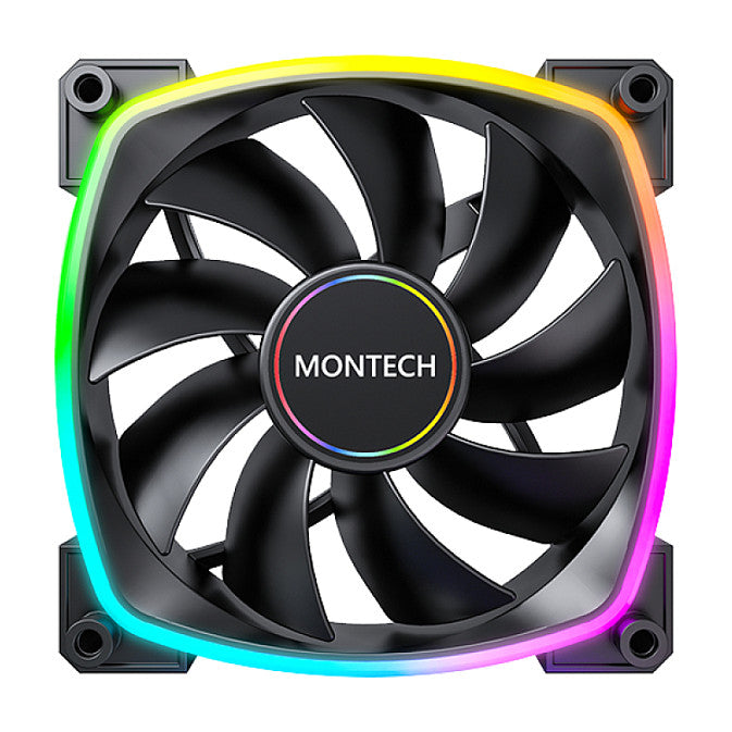 Montech AX140 PWM 140x140x25 (schwarz, 140 mm)