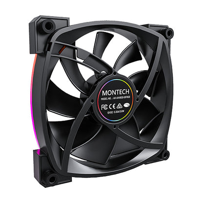 Montech AX140 PWM 140x140x25 (schwarz, 140 mm)