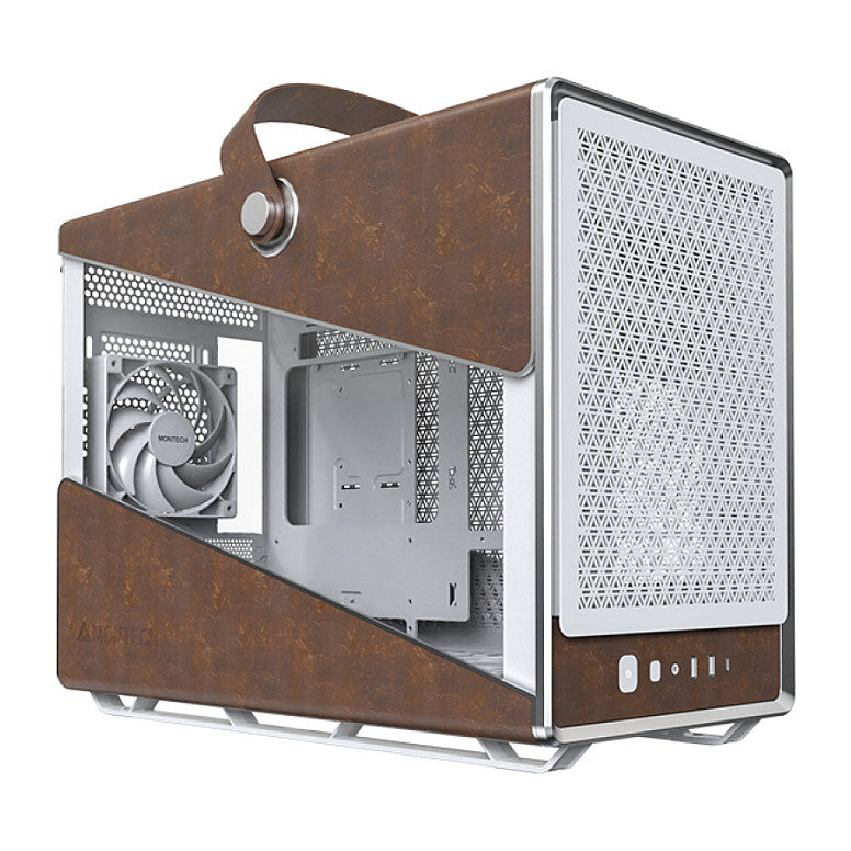 Montech Heritage 30 Pro (weiß/braun, Tempered Glass)