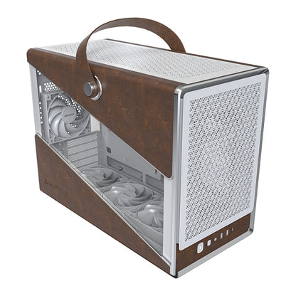 Montech Heritage 30 Pro (weiß/braun, Tempered Glass)