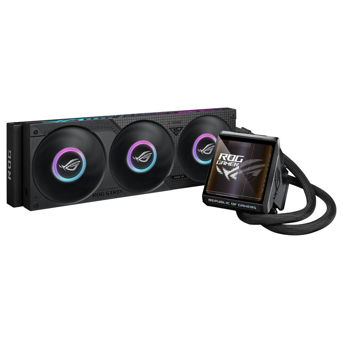 K ASUS ROG STRIX LC IV 360 ARGB LCD BLACK