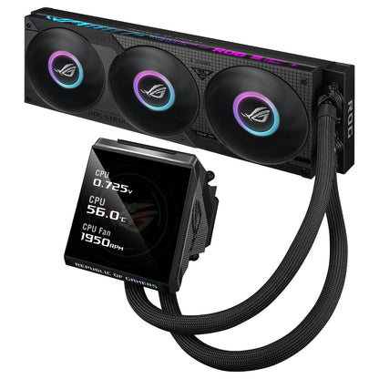 K ASUS ROG STRIX LC IV 360 ARGB LCD BLACK