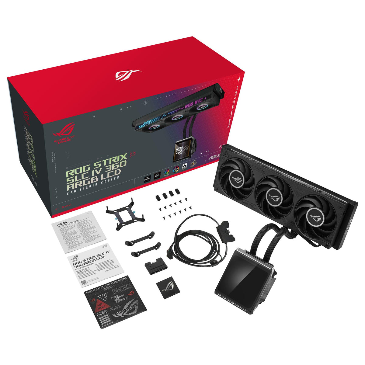 K ASUS ROG STRIX SLC IV 360 ARGB LCD BLACK