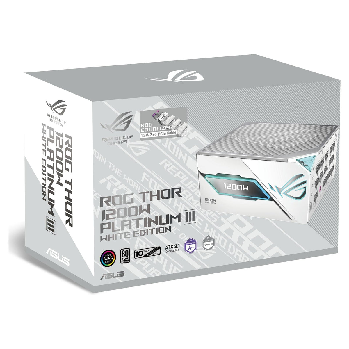 ASUS Netzteil ROG-THOR-1200P3-WHT-GAMING-E 1200W 80+ Platin