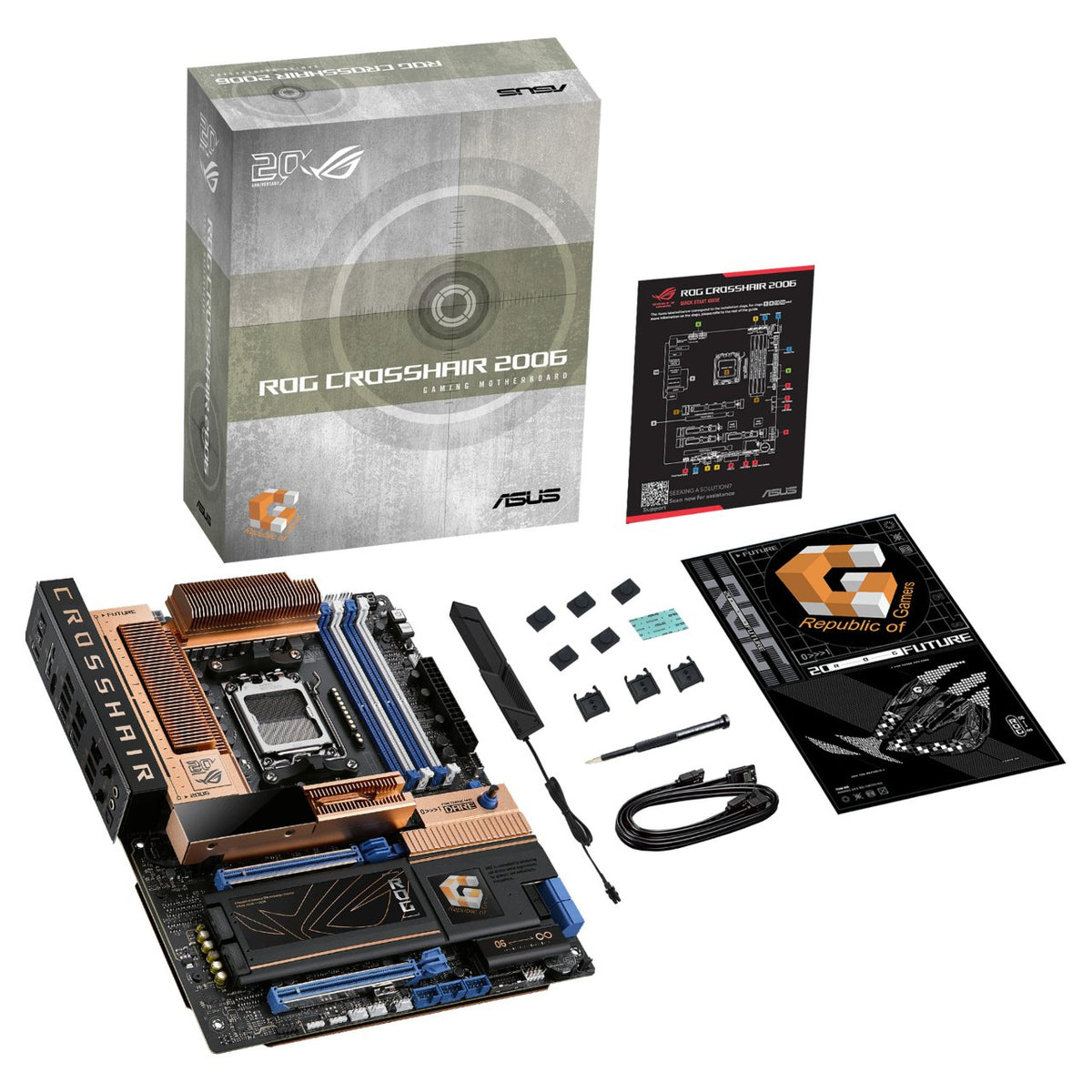 ASUS ROG CROSSHAIR 2006 X870E WIFI7 ATX Mainboard AM5 HDMI