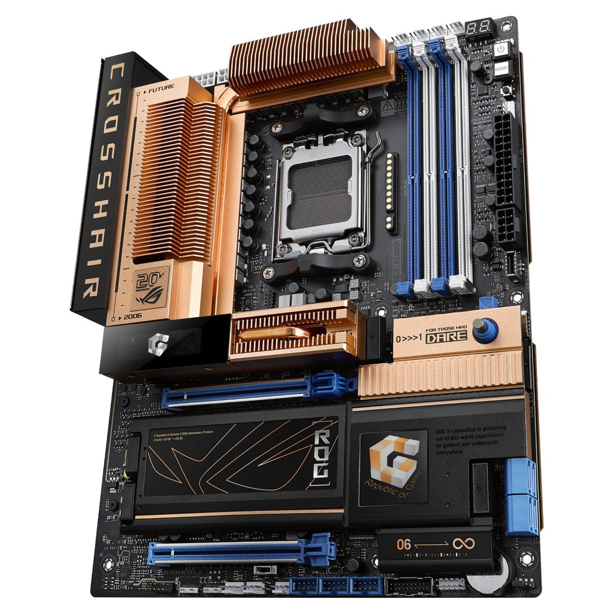 ASUS ROG CROSSHAIR 2006 X870E WIFI7 ATX Mainboard AM5 HDMI