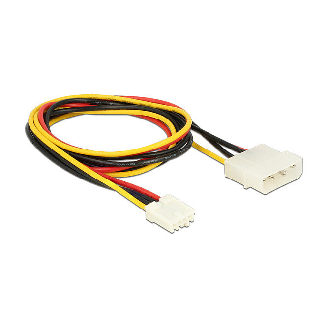 Stromkabel 4 Pin Stecker > 4 Pin Floppy Buchse 60 cm