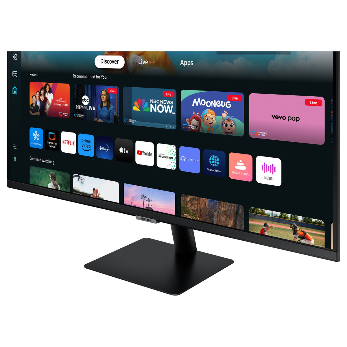 68,6 cm (27") 1920 x 1080 Pixel SAMSUNG LS27DM500EUXDU 16:9 Full HD VA 4 ms 60 Hz HDR HDMI USB-Hub VESA Speaker