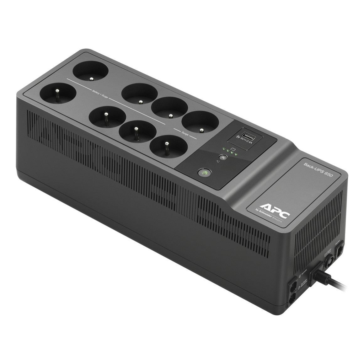 APC Back-UPS BE650G2-FR UPS AC 220/230V 400Watt 650VA USB output connectors 8 Black