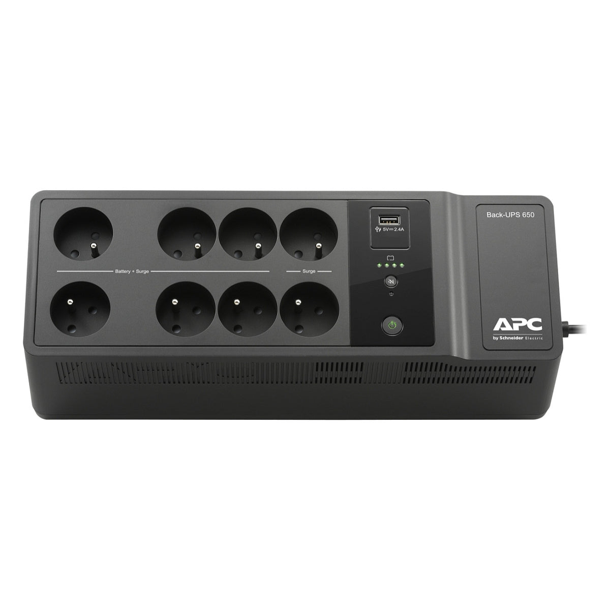 APC Back-UPS BE650G2-FR UPS AC 220/230V 400Watt 650VA USB output connectors 8 Black