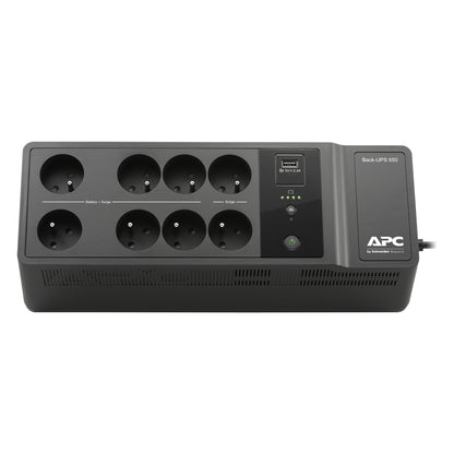 APC Back-UPS BE650G2-FR UPS AC 220/230V 400Watt 650VA USB output connectors 8 Black