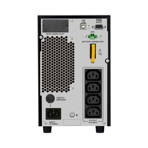 APC Easy UPS On-Line UPS tower AC 220/230/240V 1800Watt 2000VA 1-phase lead acid USB serial oc 4 PFC Europe BK RAL 7010