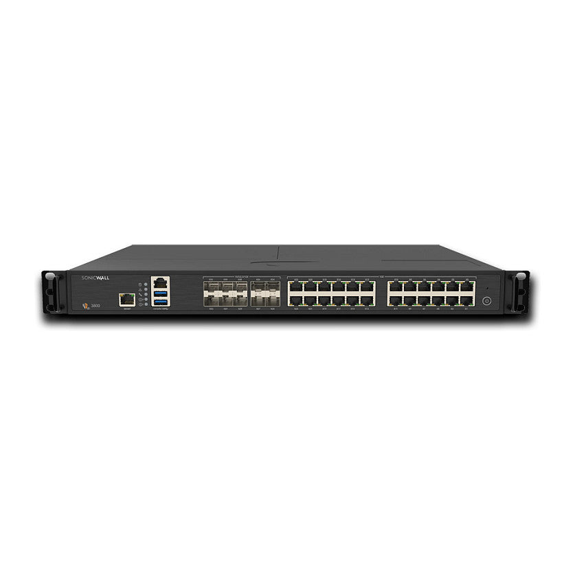 SonicWALL Gen 8 NSa Series 3800 - Security appliance - 10GbE, 5GbE - 1U - SonicWALL Secure Upgrade P