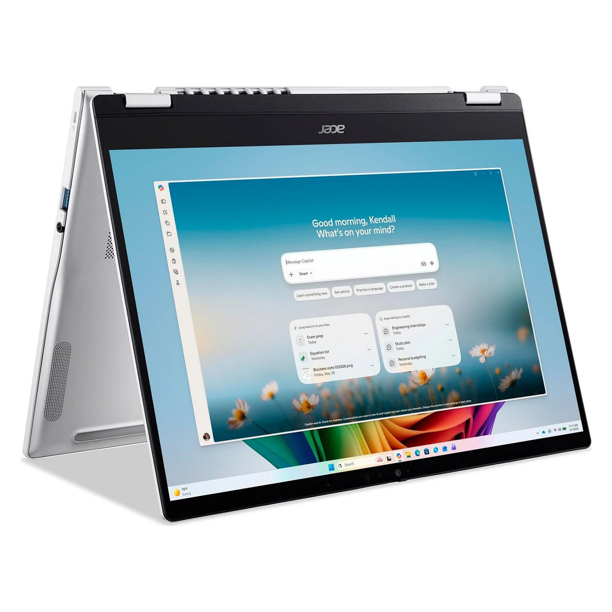 Acer Swift Spin 14 AI SFSP14-I51T-79CL CU7 355/16GB/512SSD/W11 Home Touch