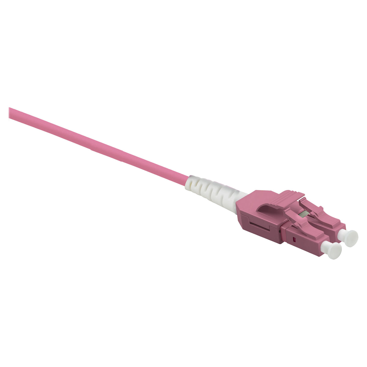 helos LWL OM4 Patchkabel Uniboot LSZH 2,0mm LC/LC erikaviolett 2,0m
