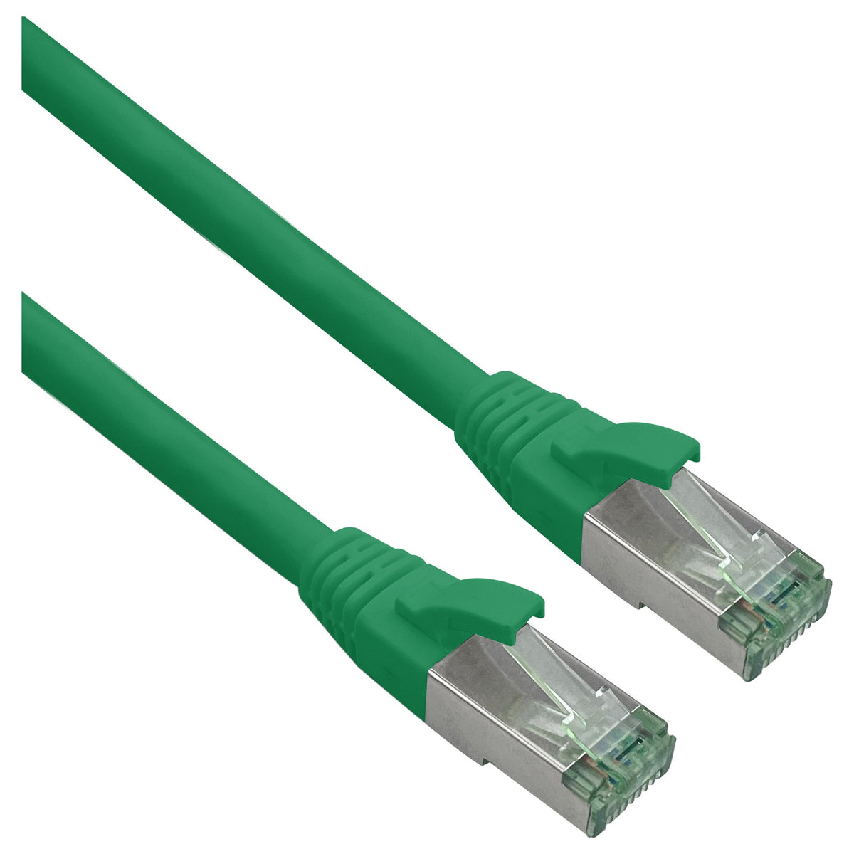 helos Patchkabel Cat.6a Superflex Cat.7 Rohkabel GHMT AWG 26/7 grn 0,15m