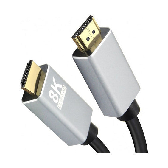 helos Anschlusskabel, HDMI Stecker/Stecker, PREMIUM 8K, 1,0m, schwarz