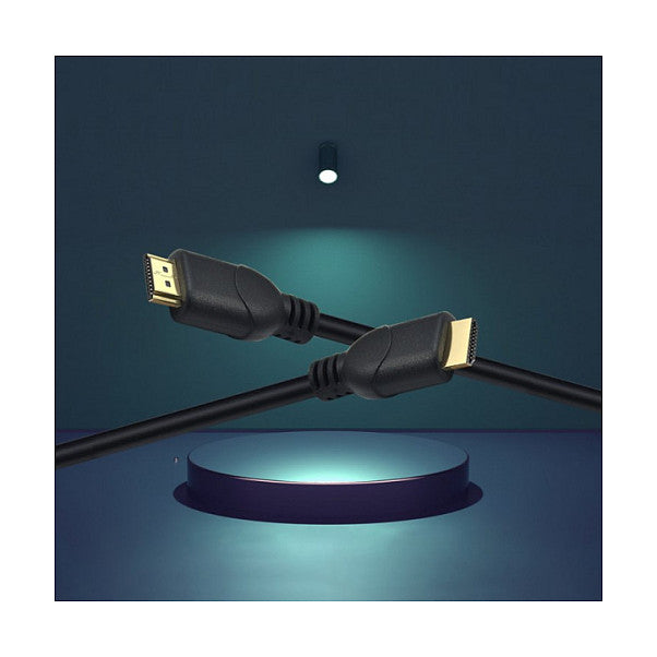 helos Anschlusskabel, HDMI Stecker/Stecker, 4K, 7,5m, schwarz