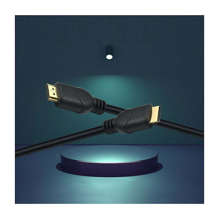 helos Anschlusskabel, HDMI Stecker/Stecker, 4K, 2,0m, schwarz