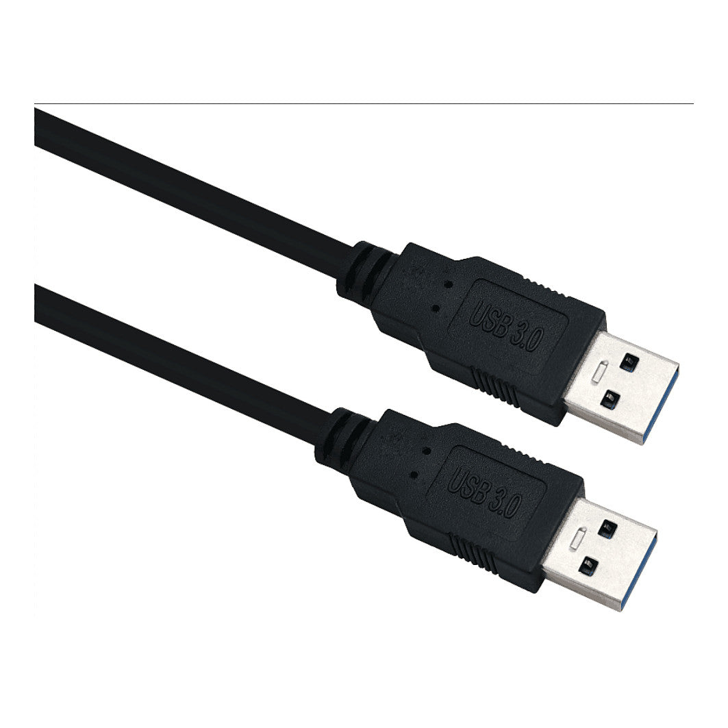 helos Anschlusskabel, USB 3.0 A Stecker/A Stecker, 5,0m, schwarz