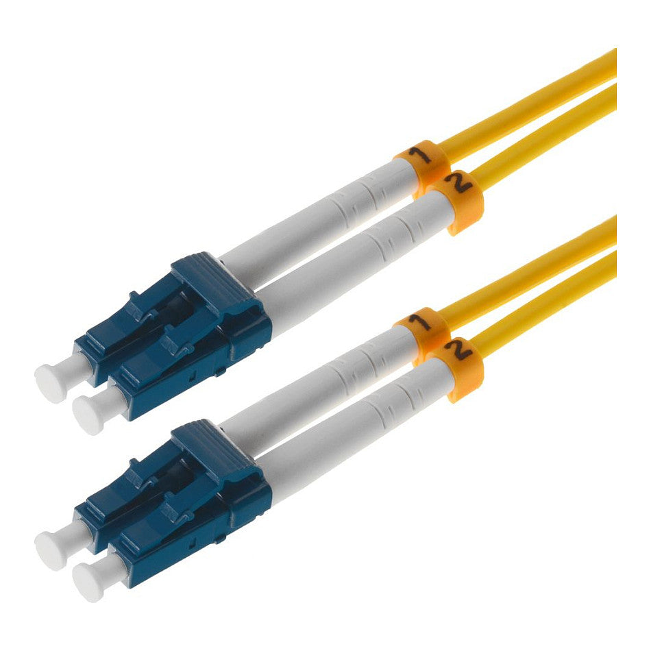 helos LWL OS2 Patchkabel Duplex LSZH 3,0mm LC/LC gelb 2,0m