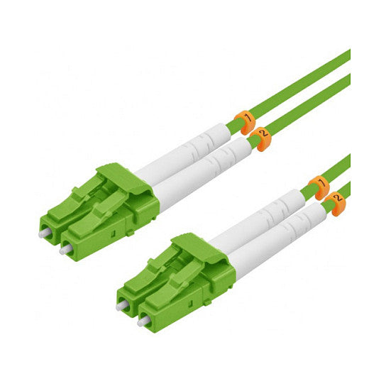 helos LWL OM5 Patchkabel Duplex LSZH 2,0mm LC/LC lindgrn 5,0m