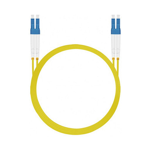 helos LWL OS2 Patchkabel Duplex LSZH 3,0mm LC/LC gelb 15,0m
