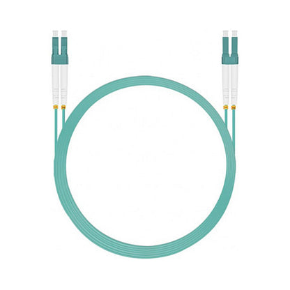 helos LWL OM3 Patchkabel Duplex LSZH 3,0mm LC/LC aqua 15,0m