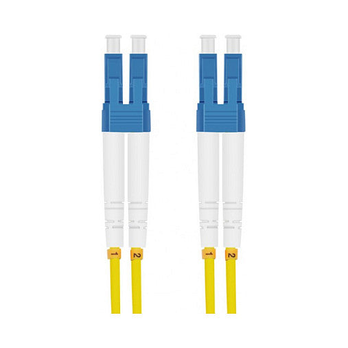 helos LWL OS2 Patchkabel Duplex LSZH 3,0mm LC/LC gelb 0,5m