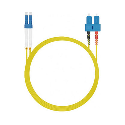 helos LWL OS2 Patchkabel Duplex LSZH 3,0mm LC/SC gelb 0,5m
