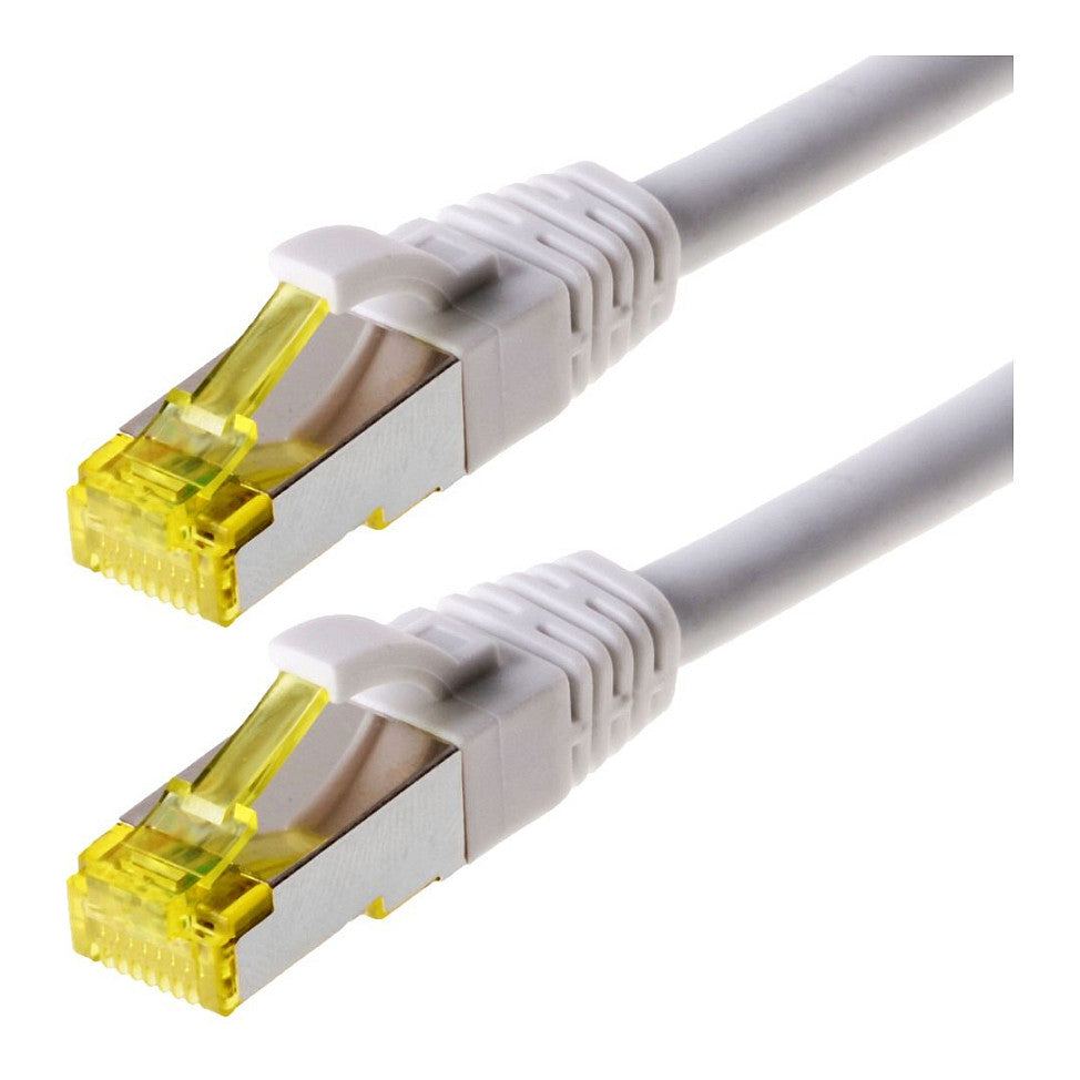 helos Patchkabel Cat.6a GHMT AWG 26/7 weiss 15,0m