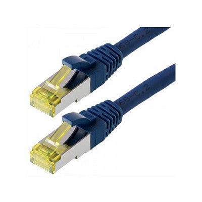 helos Patchkabel Cat.6a GHMT AWG 26/7 blau 10,0m