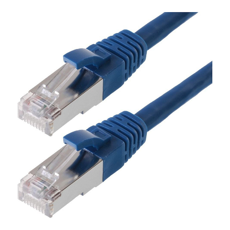 helos Patchkabel Cat 6 S/FTP RJ45 blau 1,5m AWG27/7 LSZH GHMT
