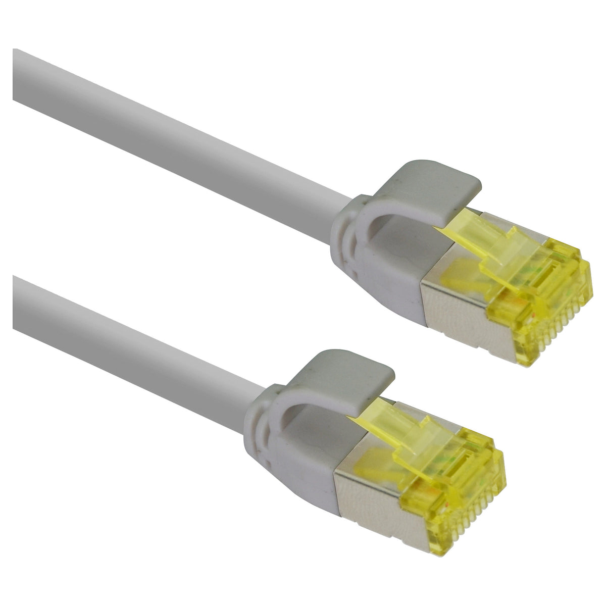 helos Patchkabel Cat.6a TPE Ultraslim GHMT AWG 28/7 grau 7,5m