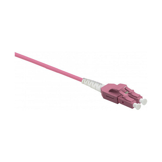 helos LWL OM4 Patchkabel Uniboot LSZH 2,0mm LC/LC erikaviolett 0,5m