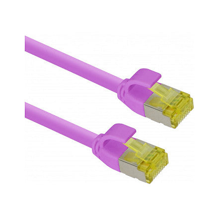 helos Patchkabel Cat.6a TPE Ultraslim GHMT AWG 28/7 magenta 10,0m