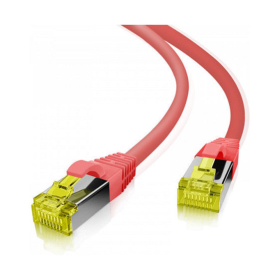 helos Patchkabel Cat.6a Superflex GHMT AWG 27/7 rot 0,5m