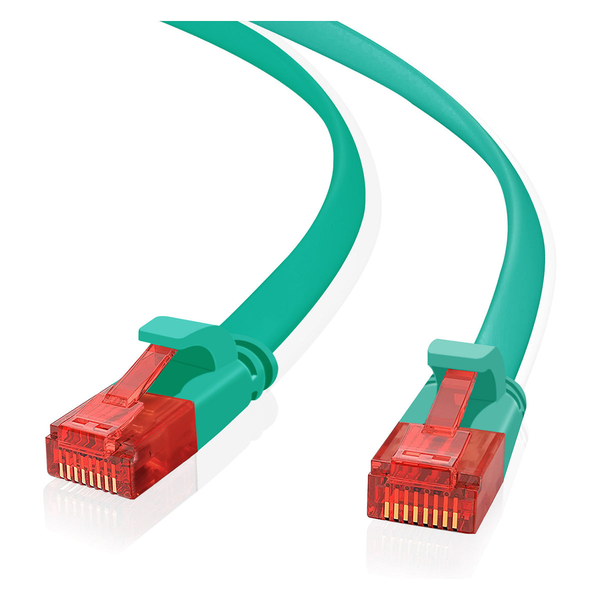 helos Patchkabel Cat.6 Ultraflach U/UTP AWG 32 grn 5,0m