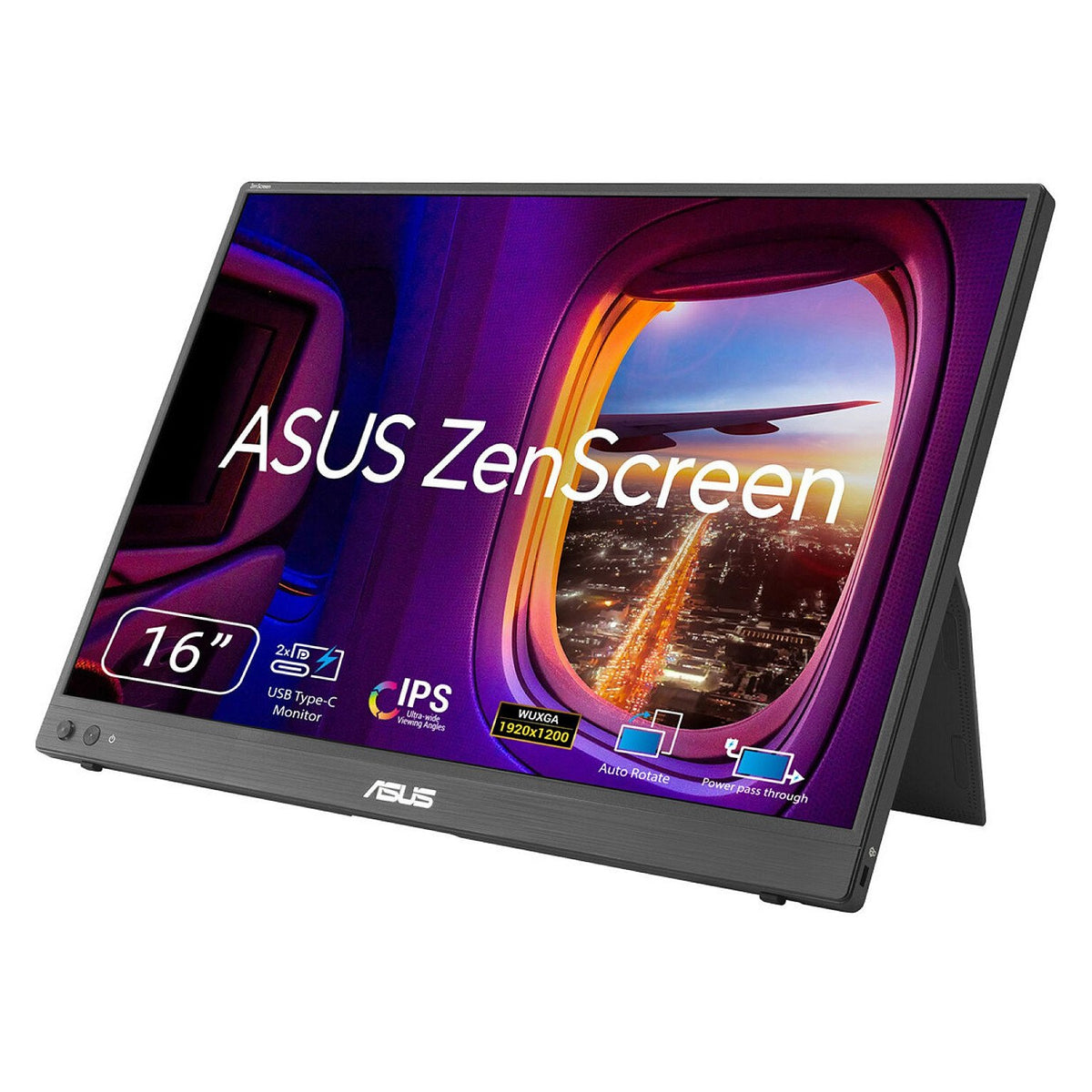 40,6 cm (16") 1920 x 1200 Pixel ASUS 90LM0CB1-B01N71 16:10 WUXGA IPS 5 ms 75 Hz HDMI