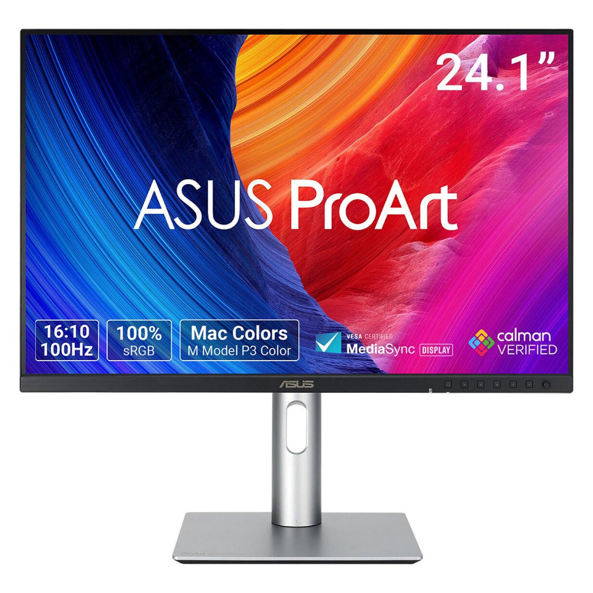 61,2 cm (24.1") 1920 x 1200 Pixel ASUS 90LM05K1-B01K71 16:10 WUXGA IPS 5 ms 100 Hz HDR DisplayPort HDMI USB-Hub Pivot Height VESA Speaker