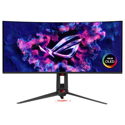 86,4 cm (34") 3440 x 1440 Pixel ASUS 90LM0CU0-B01971 21:9 Wide Quad HD OLED 0,03 ms 360 Hz HDR DisplayPort HDMI USB-Hub Height VESA
