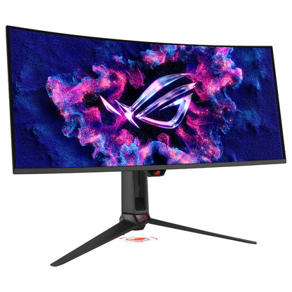 86,4 cm (34") 3440 x 1440 Pixel ASUS 90LM0CU0-B01971 21:9 Wide Quad HD OLED 0,03 ms 360 Hz HDR DisplayPort HDMI USB-Hub Height VESA